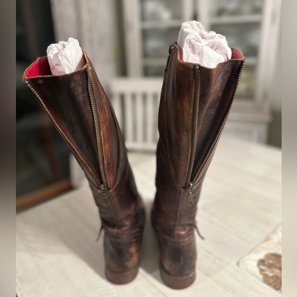 Bed Stu Glaye WIDE CALF Teak Rustic Size 9 - Picture 8 of 12